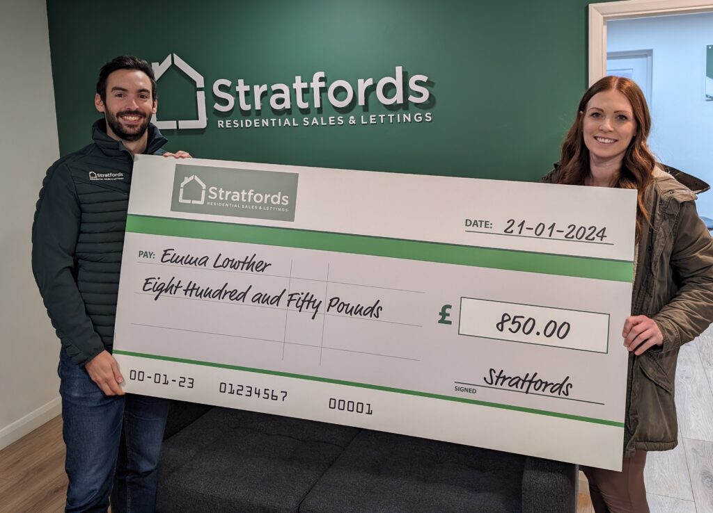 Stratfords Residential Sales & Lettings Ltd Reward Lucky Winner with 1 Month’s Rent!